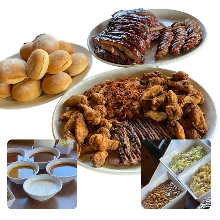 Smoking Pig BBQ Las Vegas party tray