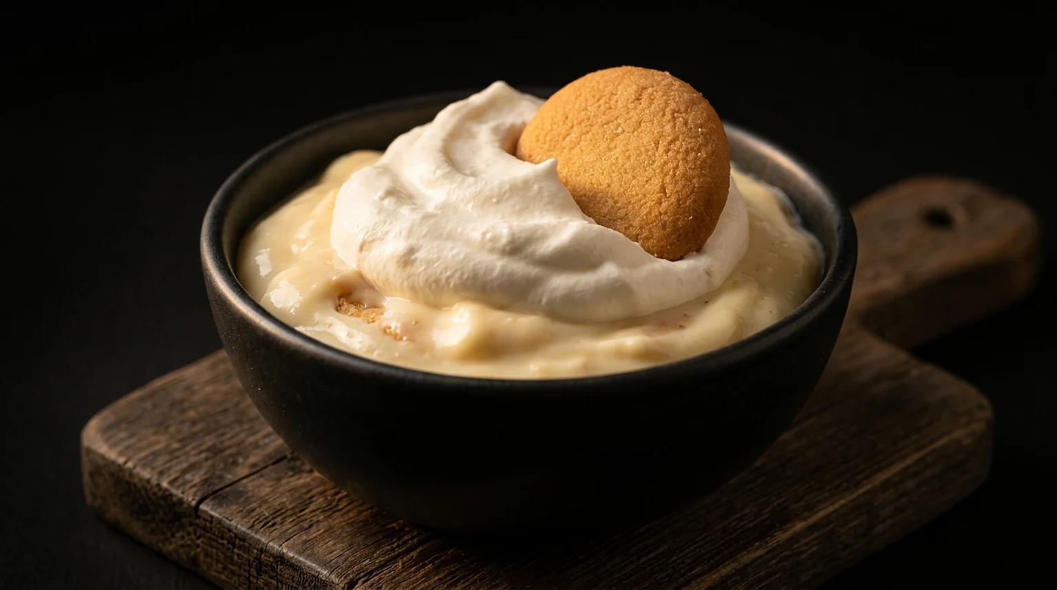 Smoking Pig BBQ banana pudding with vanilla wafer