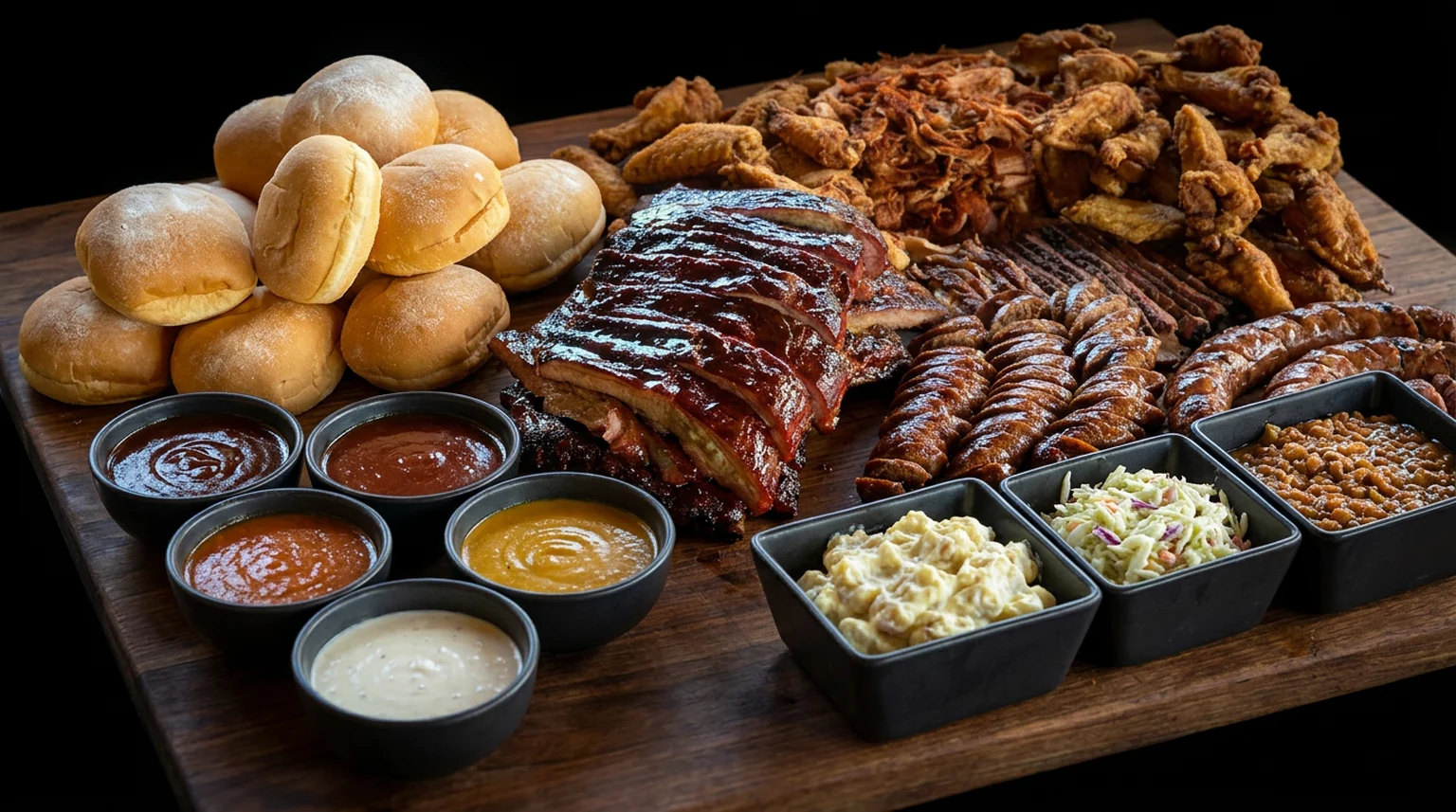 Smoking Pig BBQ Las Vegas party tray