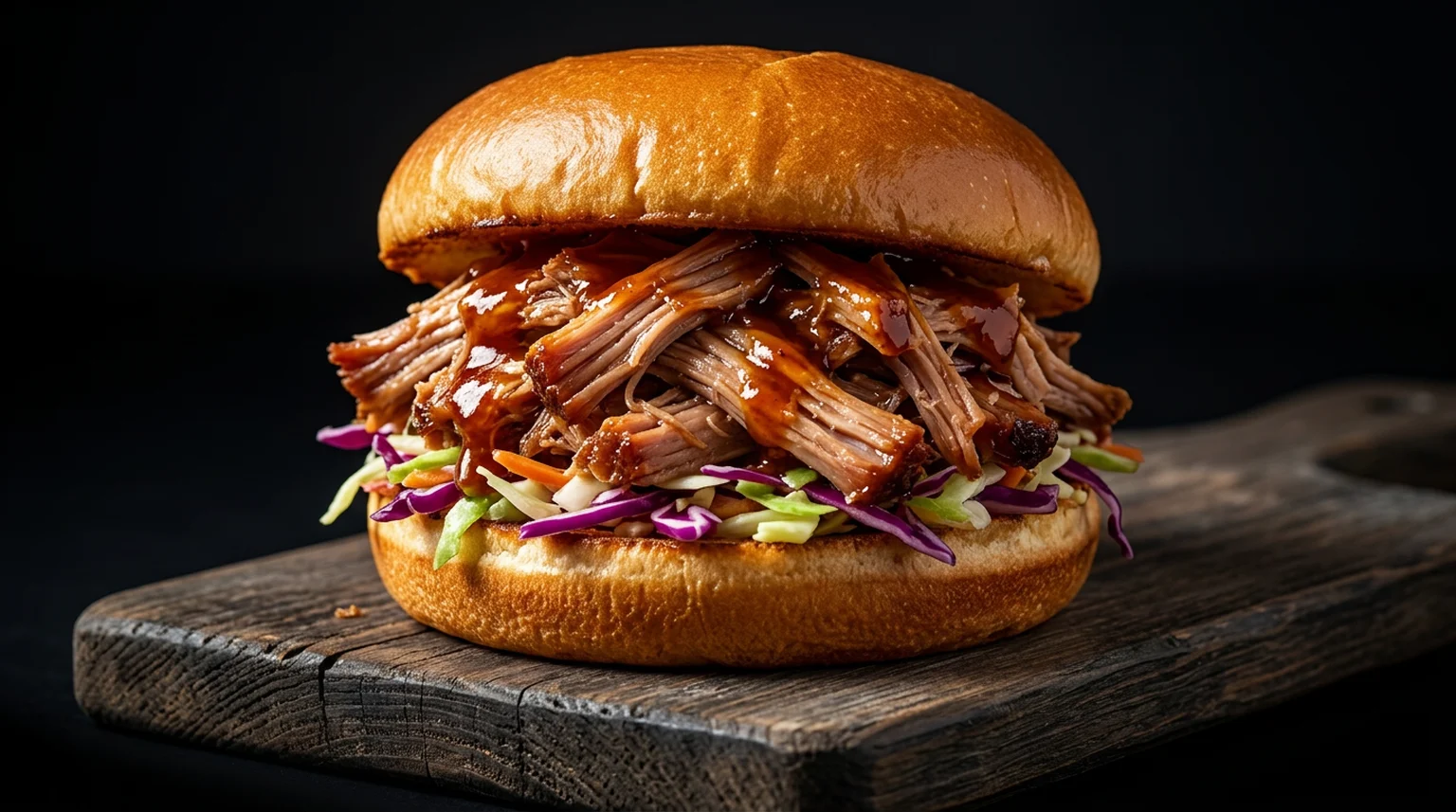 Smoking Pig BBQ Pulled Pork Sammy
